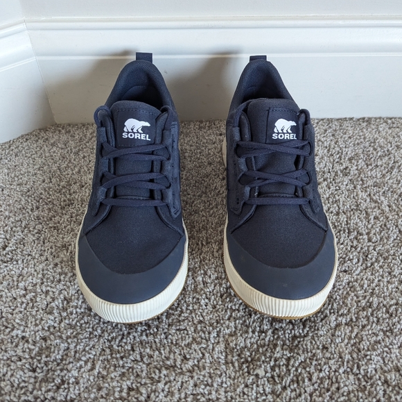 Sorel Out 'N About Women's Waterproof Sneaker - Navy Blue sz 8.5 - Picture 2 of 8